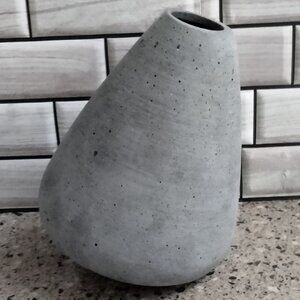 New "Tilt" Concrete Bud Vase